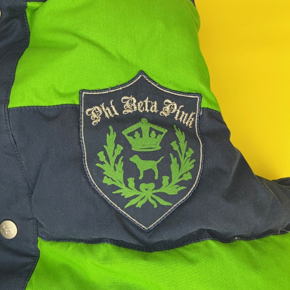 PINK Victoria's Secret Navy and Lime Vest - Picture 2 of 12